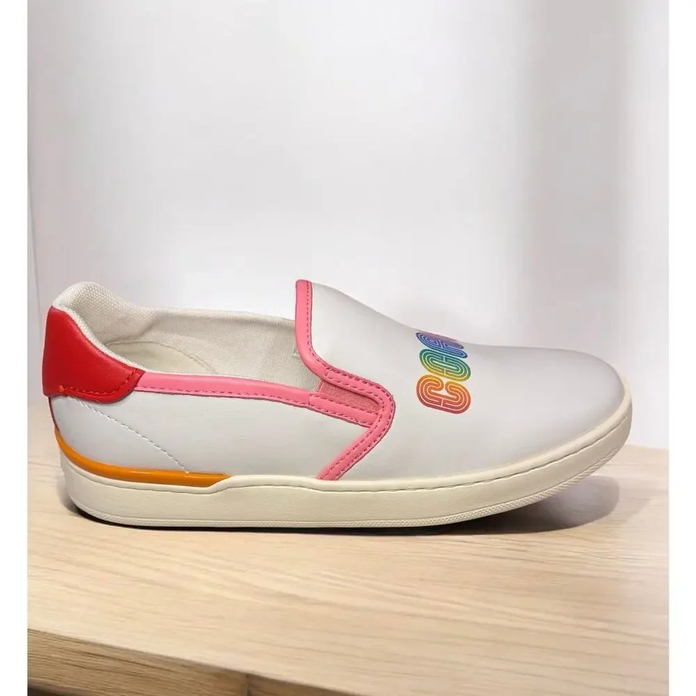 NWT Coach CA452 Wells Leather Slip-On Sneaker Size 7.5B